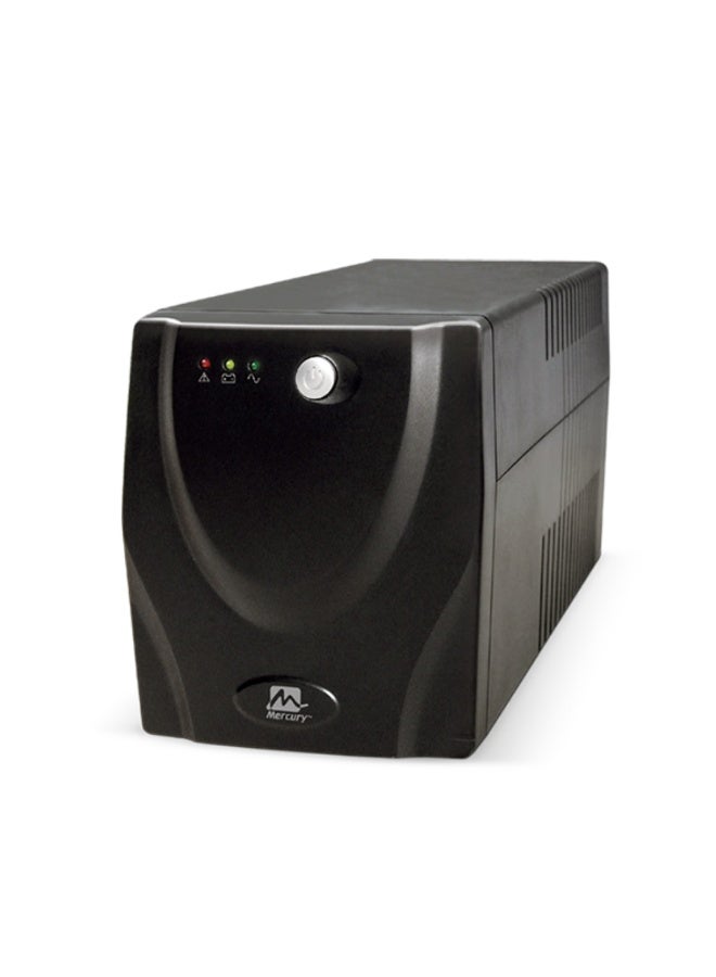 MERCURY ELITE 1500 PRO, 1500VA/900W, OFFLINE, 4X UNIVERSAL SOCKET, 2X 8.2AH BATTERY - Image 1